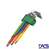 BỘ LỤC GIÁC BI SATA LOẠI DÀI 09101CH – 9 CHI TIẾT (HỆ MÉT)