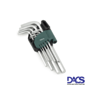 BỘ LỤC GIÁC SATA 09107A LOẠI DÀI – 9 CHI TIẾT (HỆ MÉT)