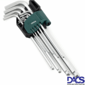 BỘ LỤC GIÁC BI SATA 09101A LOẠI DÀI – 9 CHI TIẾT (HỆ MÉT)