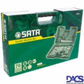 BỘ ĐẦU TUÝP SATA 09519 – 76 CHI TIẾT 1/4″ VÀ 1/2″