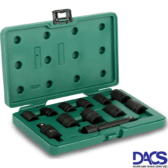 BỘ ĐẦU TUÝP ĐEN SATA 09009 – 12 CHI TIẾT 1/2″ – HỆ MÉT