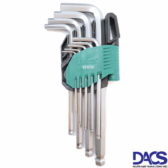 BỘ LỤC GIÁC BI SATA 09105A LOẠI DÀI – 9 CHI TIẾT (HỆ MÉT)