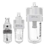 Bộ tra dầu SMC AL30-03-A Kích thước ren: 3/8"; Rc; 40l/min; Hướng dòng chảy: Left to right; Without drain cock