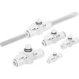 Van tiết lưu khí nén loại nối ống SMC AS1002F-06 Meter-out; Kiểu kết nối: One-touch / One-touch; Sử dụng với ống đường kính ngoài: 6mm