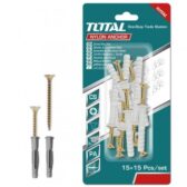 Bộ 15 tắc kê và vít 3.5x70mm Total WJNAK3507012
