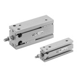 Xy lanh khí (tác động kép - piston đơn) SMC CU series