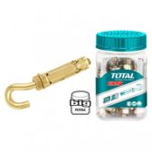 Hộp 16 cái bu lông nở sắt M6x75mm Total WJHA0607531 (Có móc treo)