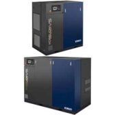 Máy nén khí trục vít có dầu động cơ IPM KOBELCO VS37AIV Công suất động cơ: 37kW, 50HP; Lưu lượng khí: 6.3...7.6m³/min; Áp suất làm việc: 0.4...0.85MPa; Chất bôi trơn: Dầu; Phương pháp làm mát: Làm mát bằng không khí; Điện áp nguồn cấp: 380VAC, 415VAC