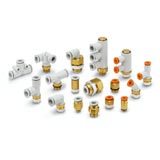 Đầu nối kết nối nhanh hệ mét (đầu oval)(kiểu ống-ống)(kết nối ren tiêu chuẩn M,R,Rc) SMC KQ2 series