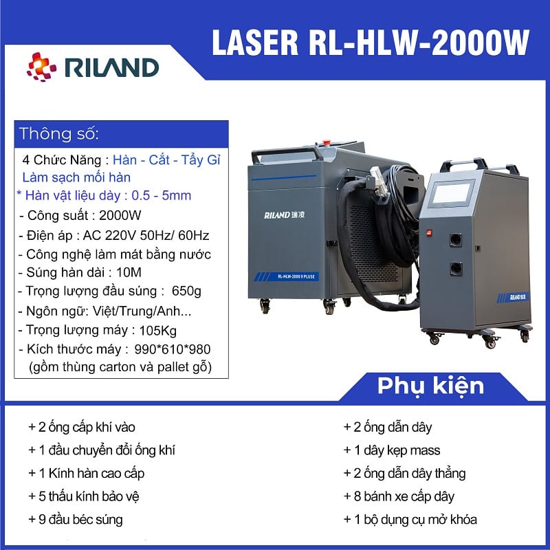 MÁY HÀN LASER RL-HLW 2000