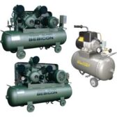 Máy nén khí piston gắn bình đựng khí ngang HITACHI OIL FREE BEBICON G and LE series