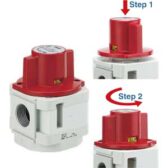 Van tay xả áp tác động kép 3 cổng SMC VHS20W_D series