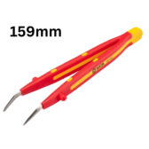 Nhíp đầu nhọn cong cách điện 1000V 159mm SATA 03183