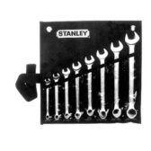 Bộ cờ lê đầu tròng đầu mở 8 chi tiết 9-22mm (8, 10, 11, 13, 14, 17, 19, 22mm) Stanley 87-011-1
