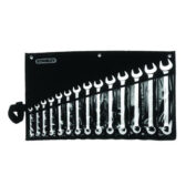 Bộ cờ lê đầu tròng đầu mở 14 chi tiết 8-24mm (8,9,10,11,12,13,14,15,16,17,19,21,22,24mm) Stanley 87-036-1-22