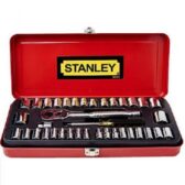 Bộ khẩu 1/4'' & 3/8'' gồm 37 chi tiết Stanley 89-518-1