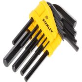 Bộ lục giác đầu bằng 10 chiếc hệ mét 1.5-10mm Stanley 69-253