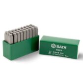 Bộ đục lấy dấu chữ cái la tinh 27 chi tiết 8mm SATA 90809