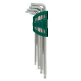 Bộ lục giác đầu sao loại dài 9 chi tiết SATA 09716