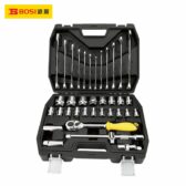 Bộ cờ lê tuýp hệ mét 12.5 mm 37 chi tiết BOSI BS512037