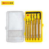 Bộ tua vít sửa đồng hồ 6 chi tiết PH00,PH0,PH1,                                                                  -1.0,-1.2,-1.6 BOSI BS468067