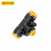 Đầu nối nhanh PGT dạng chữ T 3 đầu ￠10-￠8 BOSI BS590154
