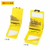 Bộ 13 chi tiết mũi khoan xoắn chuôi thẳng 1.5-6.5mm BOSI BS532213