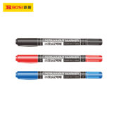 Bút lông viết bảng 2 đầu màu đen BOSI BS700301D