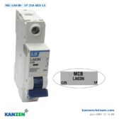 Aptomat MCB LS LA63N 1P 25A 6kA – Kanzen Việt Nam